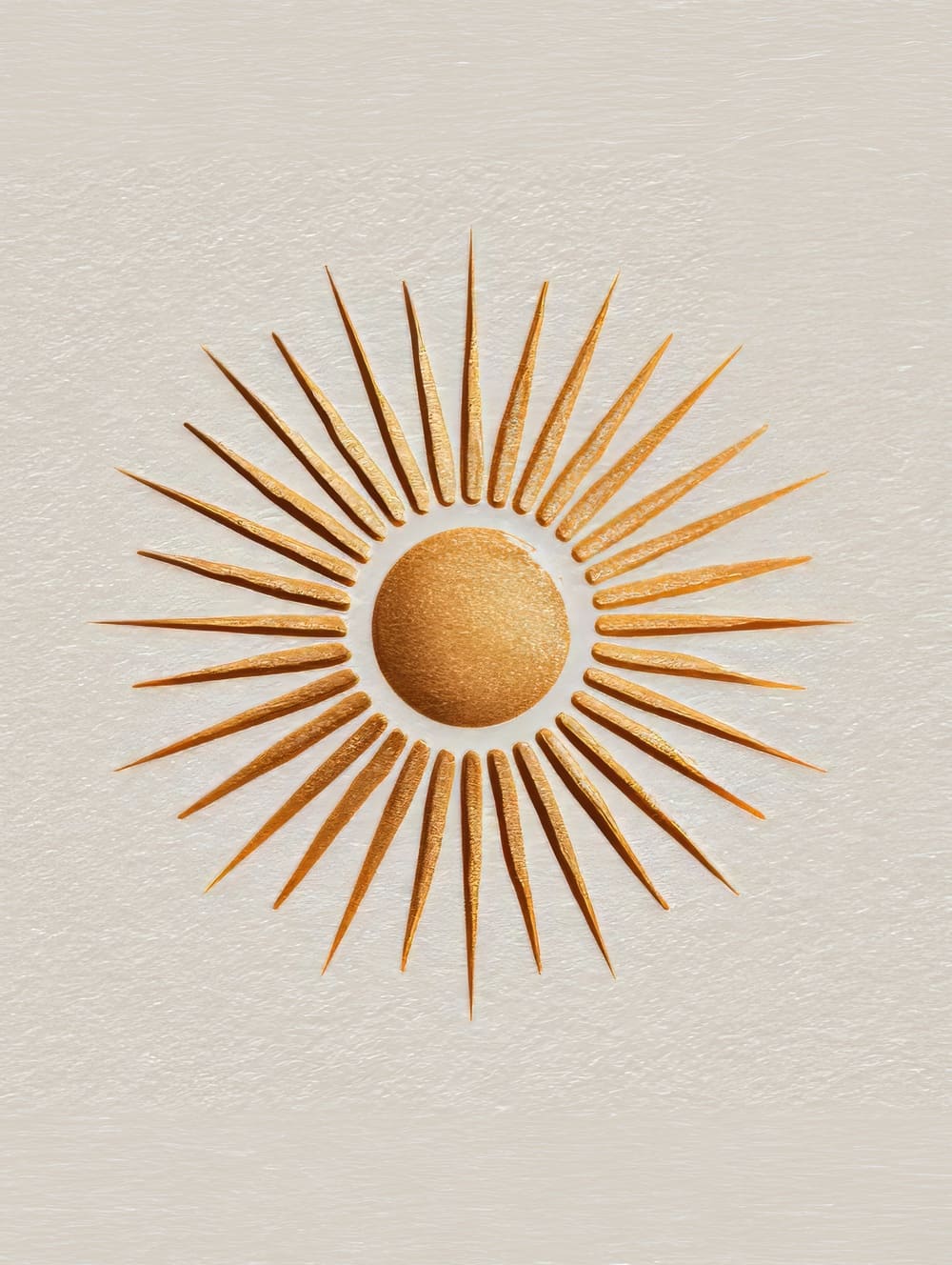 Tableau Soleil Minimaliste