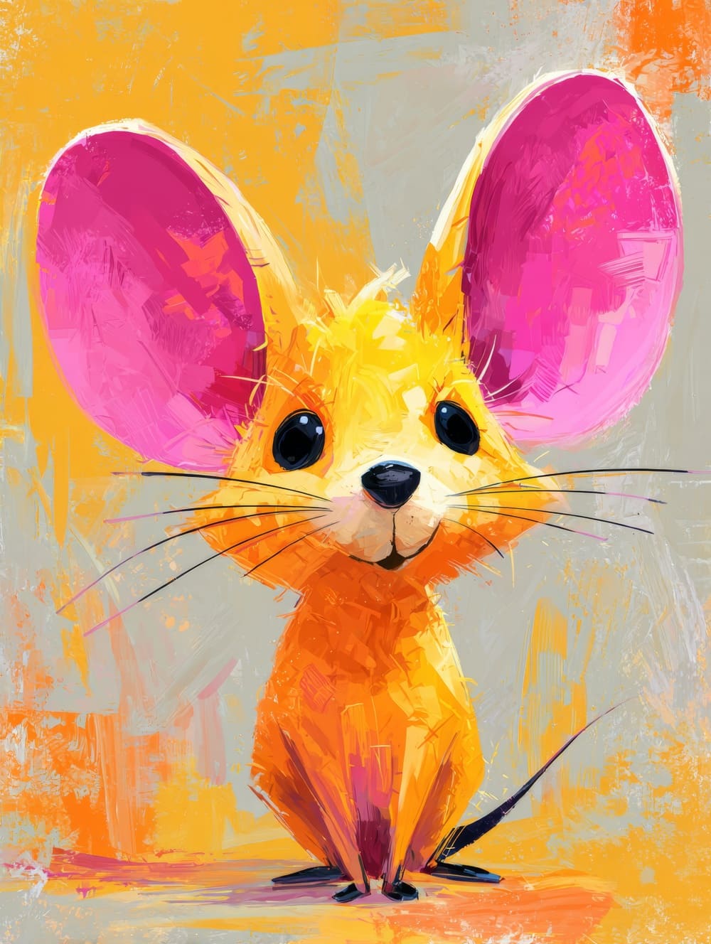 Tableau Souris Pop Art