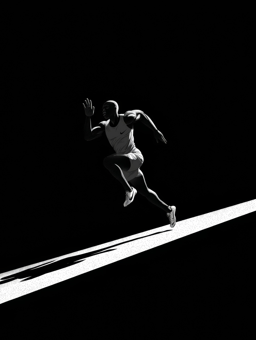 Tableau Sport Monochrome