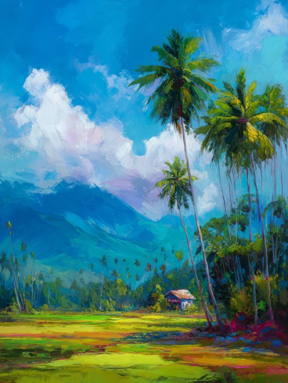 Tableau Tahiti Style Peinture Classique Moderne