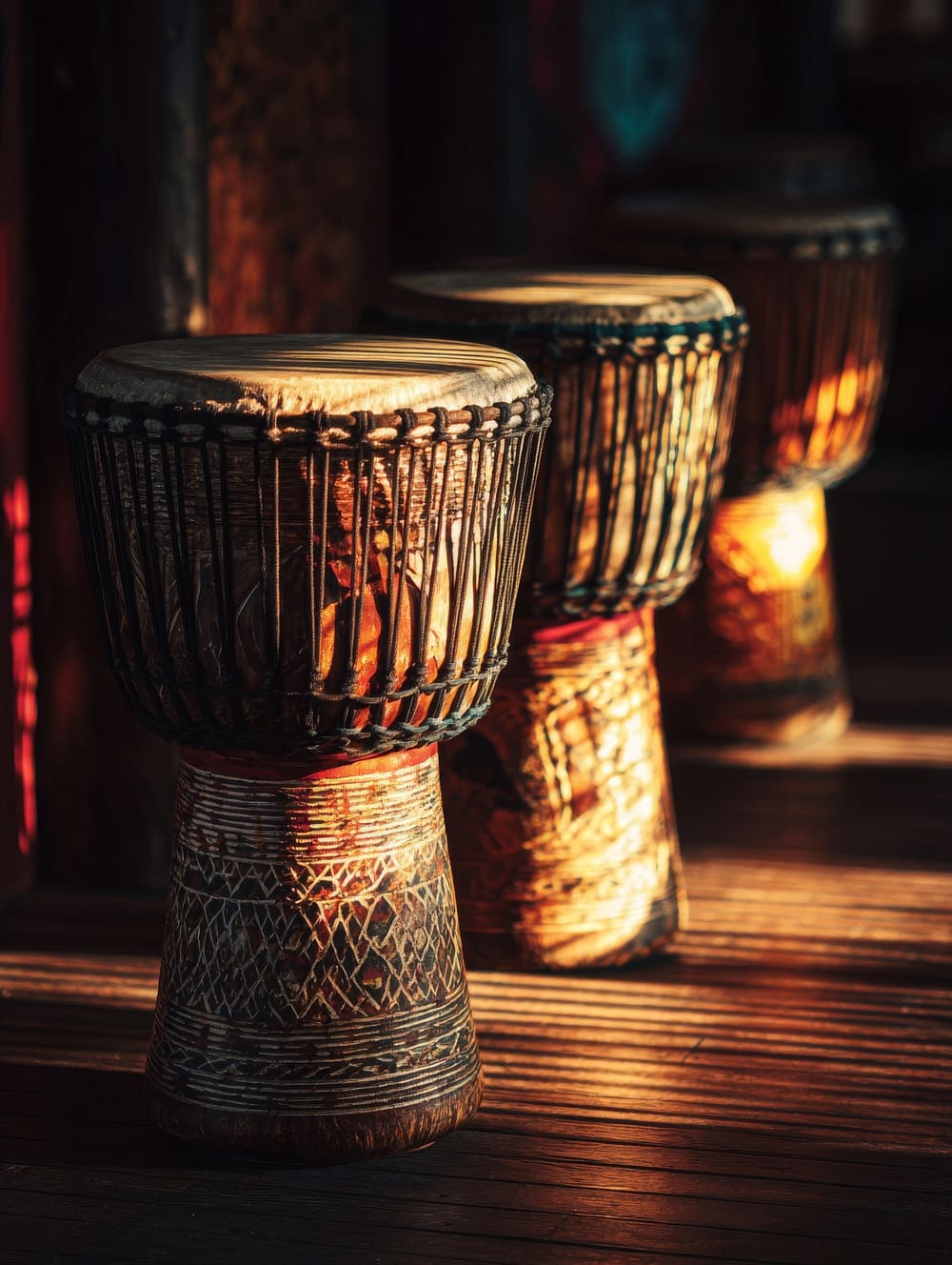 Tableau Tambours Africains Sacrés