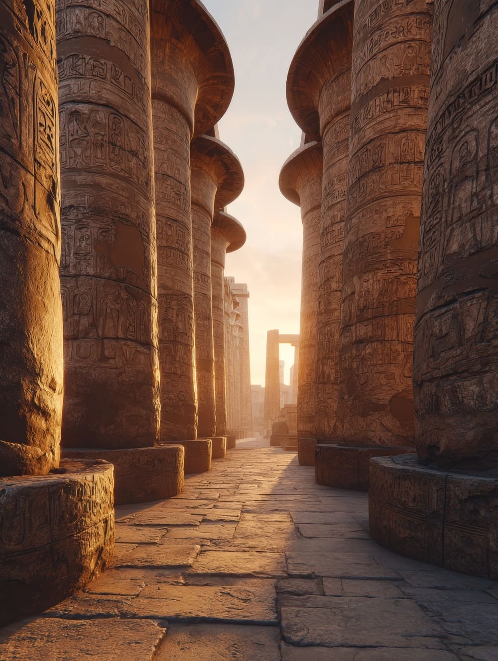 Tableau Temple de Karnak