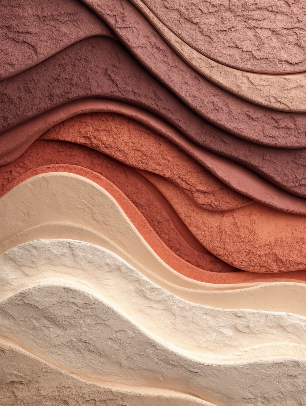 Tableau Terracotta et Beige