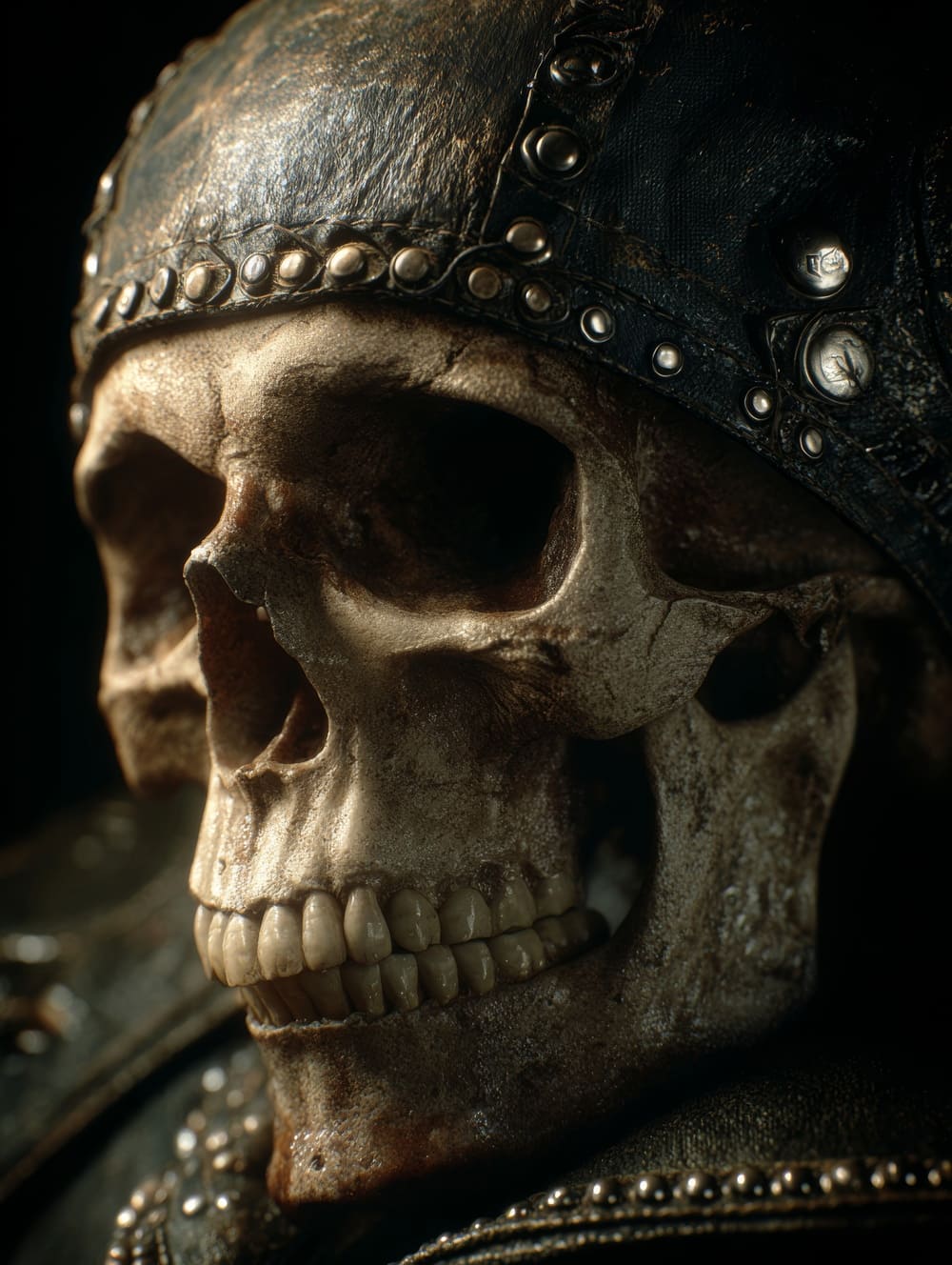 Tableau Tête de Mort Biker