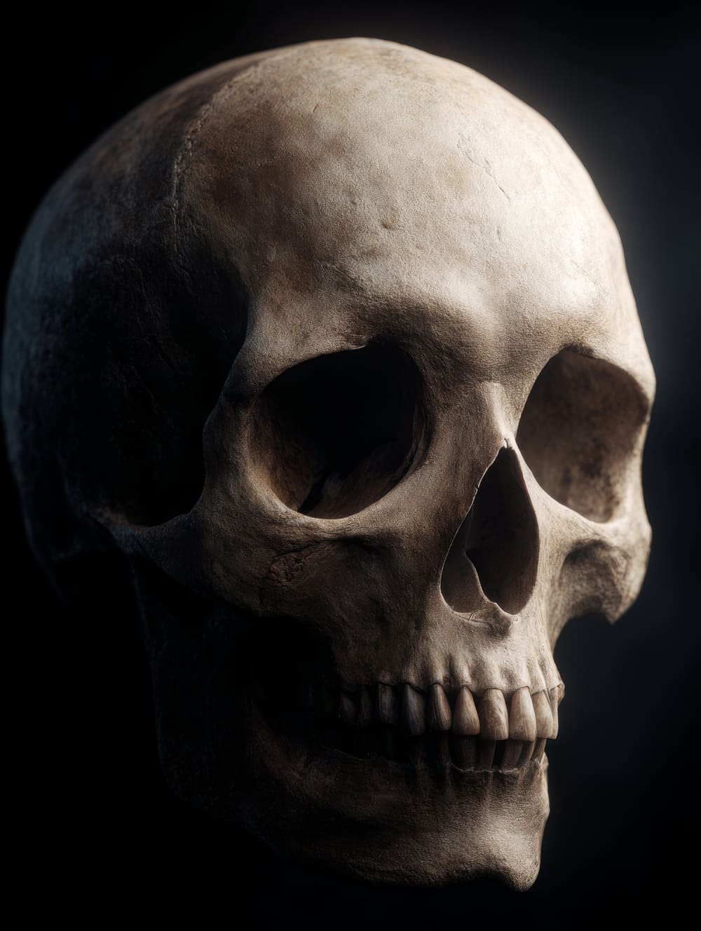 Tableau Tête de Mort Cinématographique