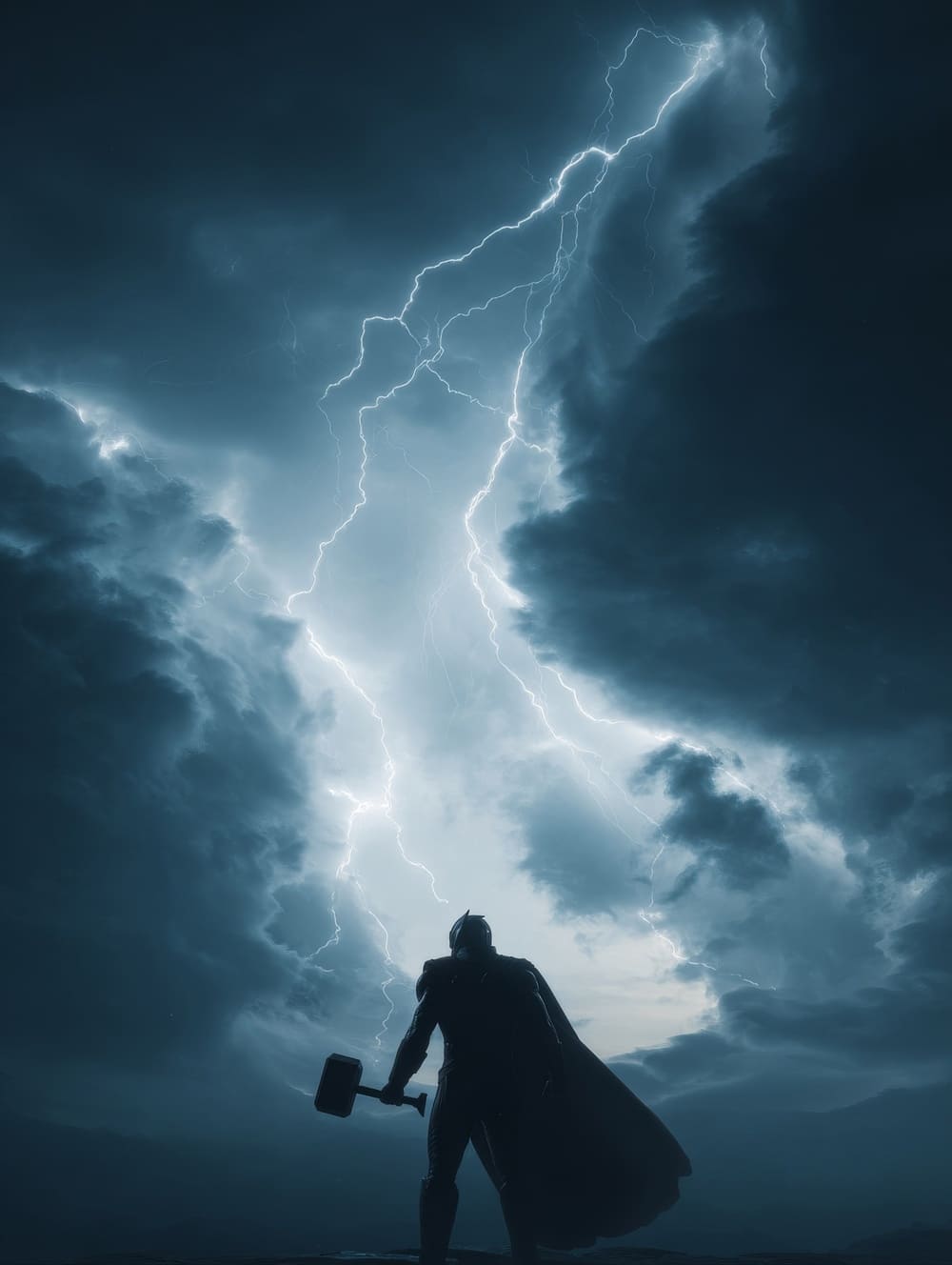 Tableau Thor Marteau Mjöllnir