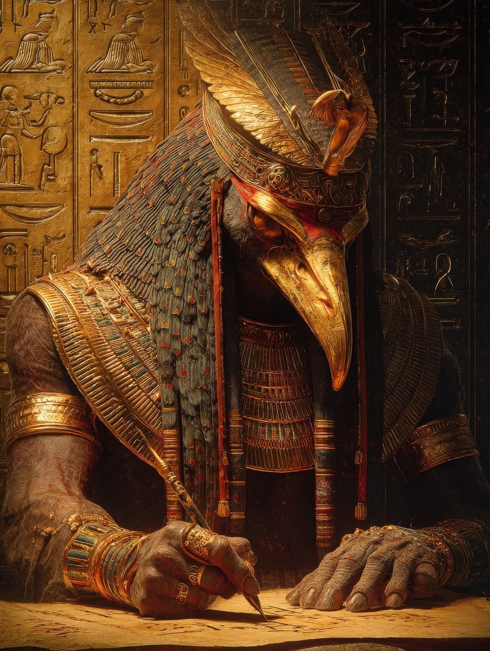 Tableau Thot Dieu Scribe