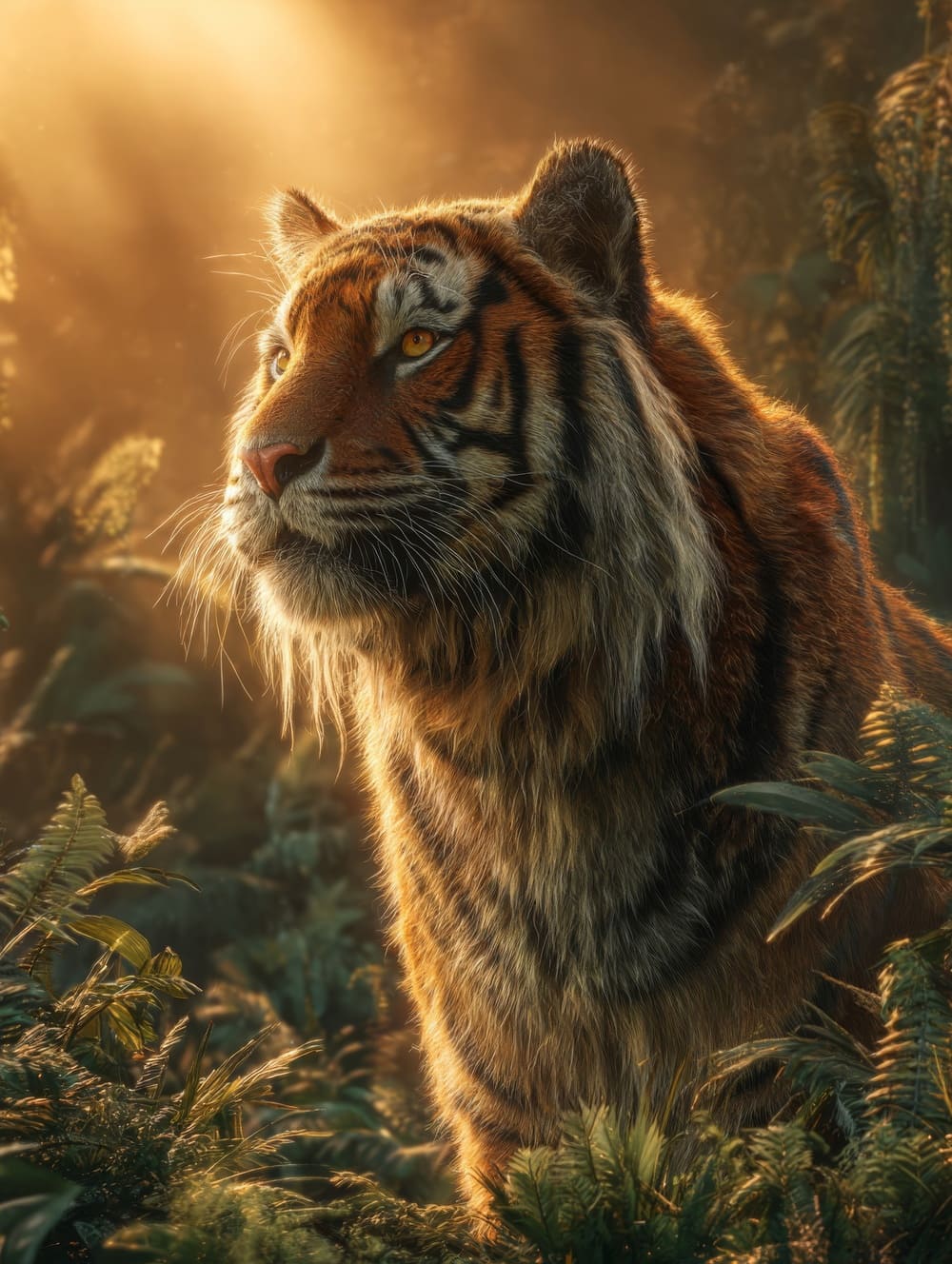 Tableau Tigre Exotique