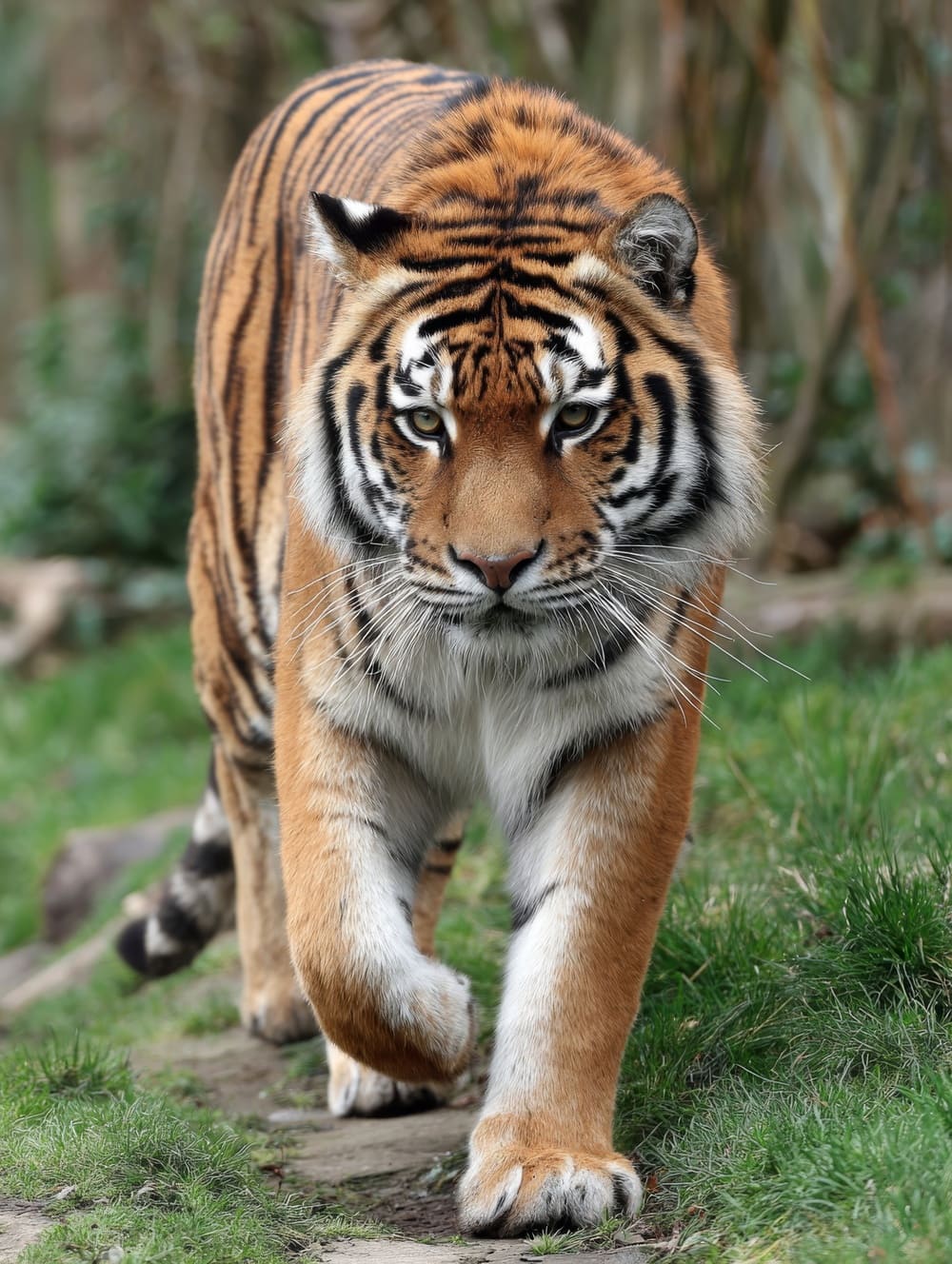 Tableau Tigre en Mouvement Fluide