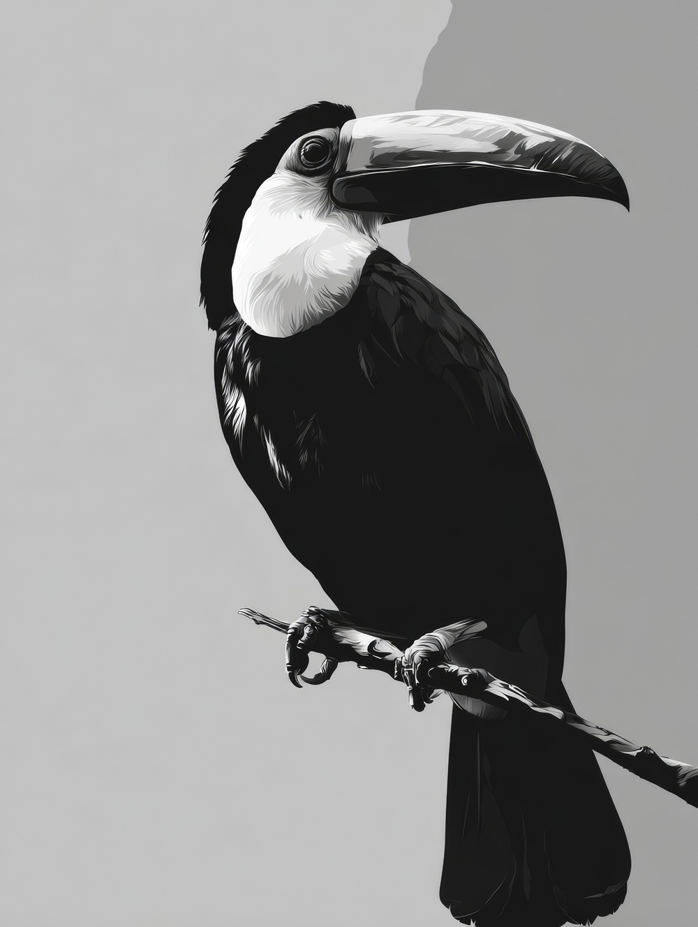 Tableau Toucan Monochrome