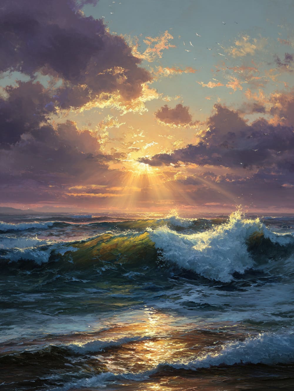 Tableau Vague Baroque