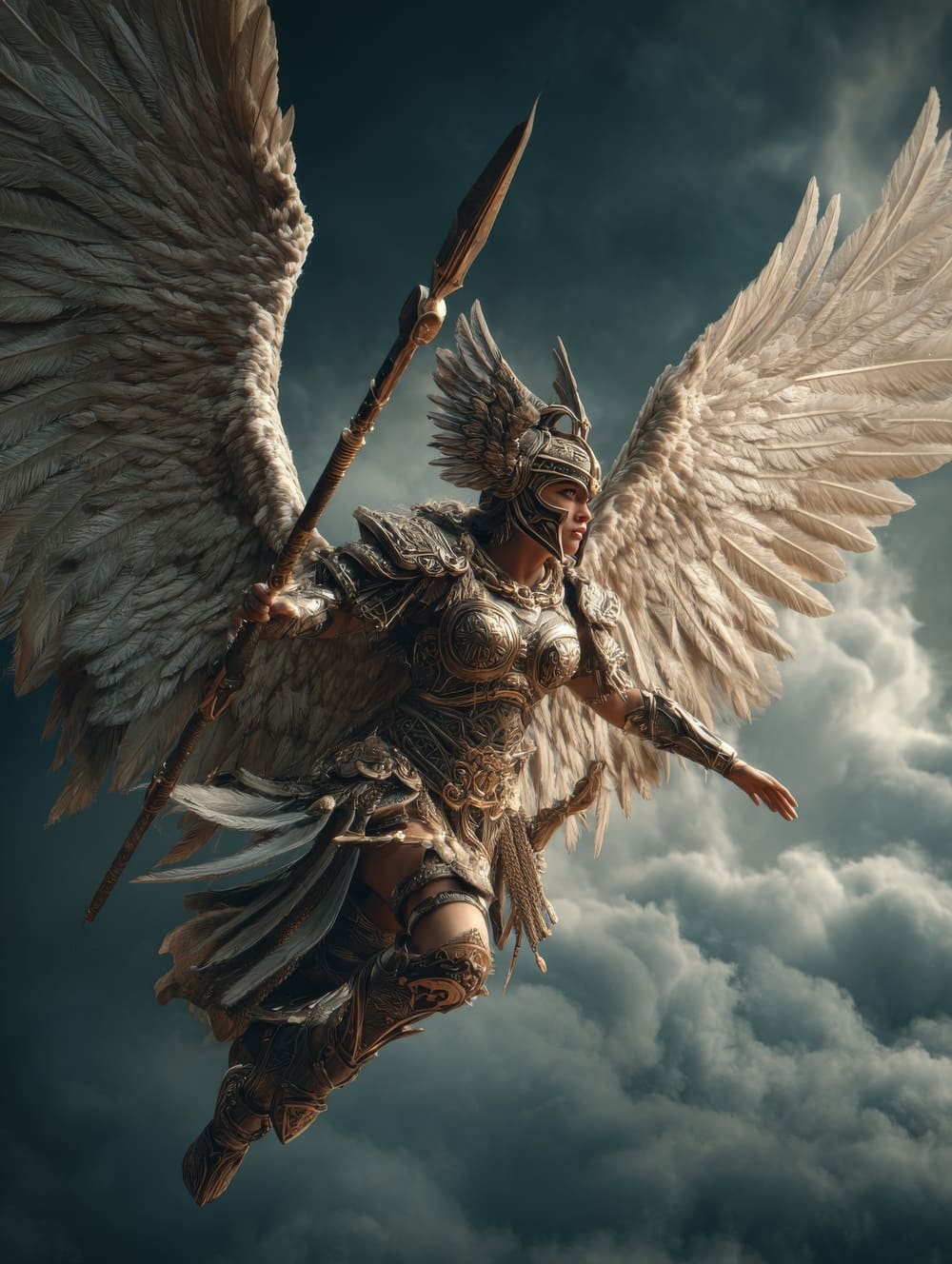 Tableau Valkyrie Guerrière Nordique