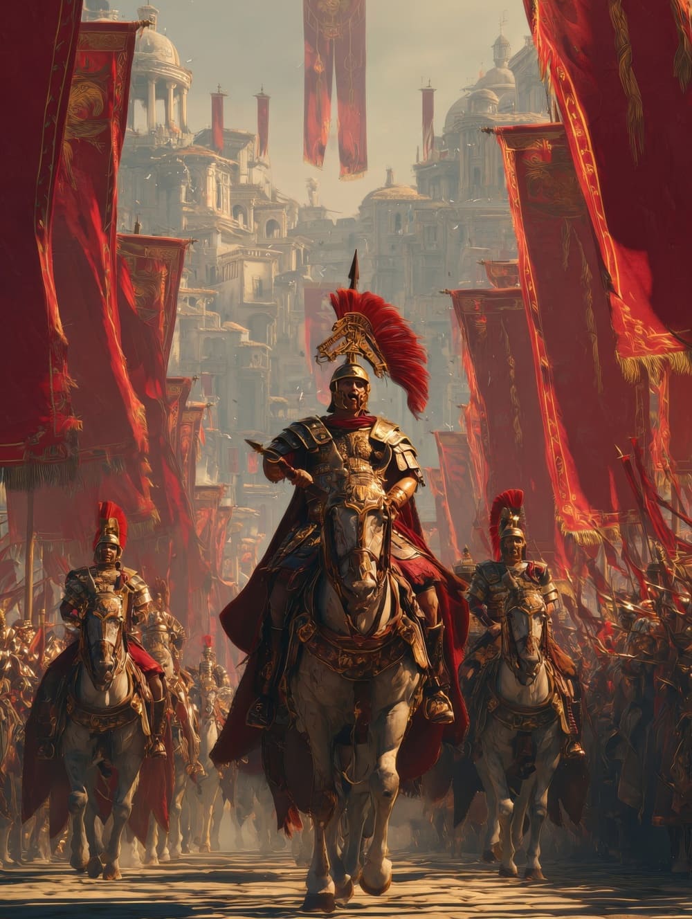 Tableau Victoire Romaine (Triomphe Impérial)