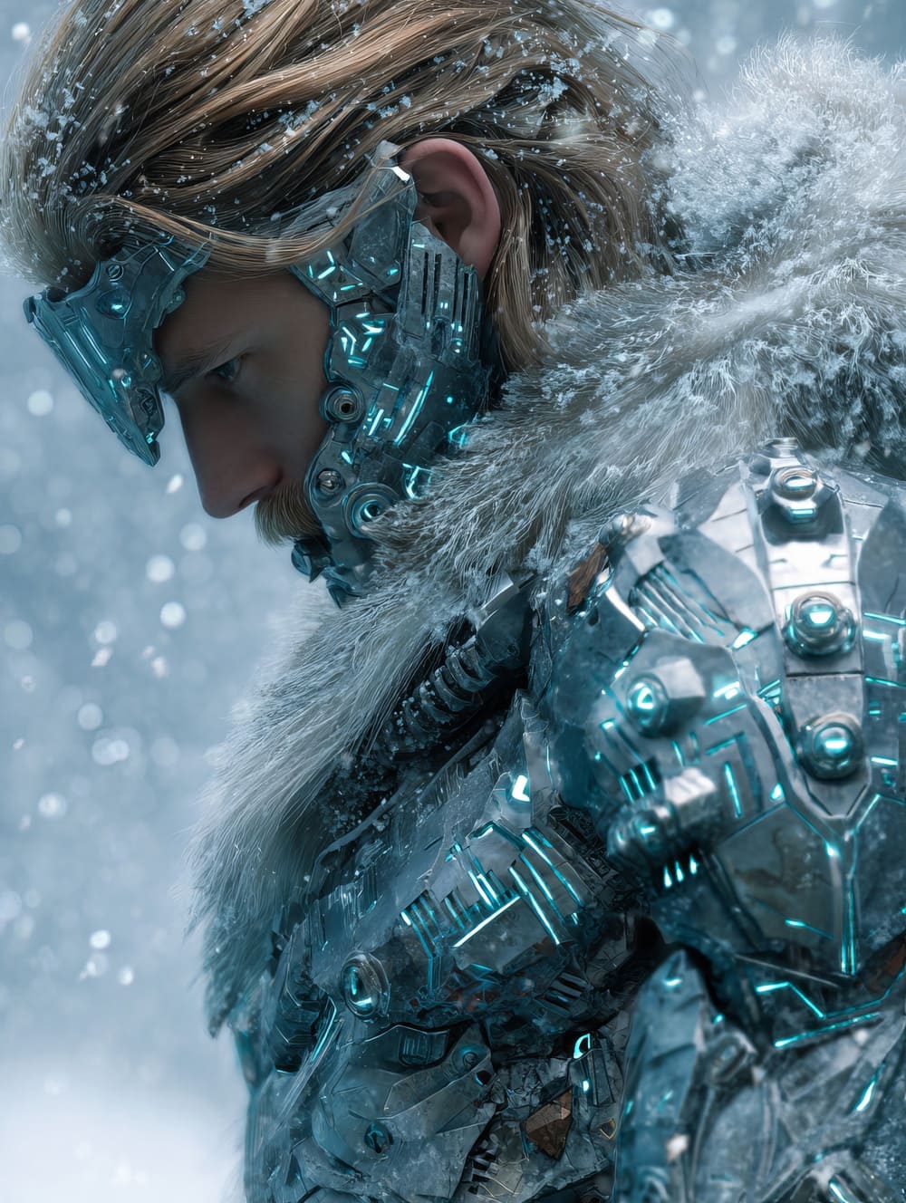 Tableau Viking Futuriste