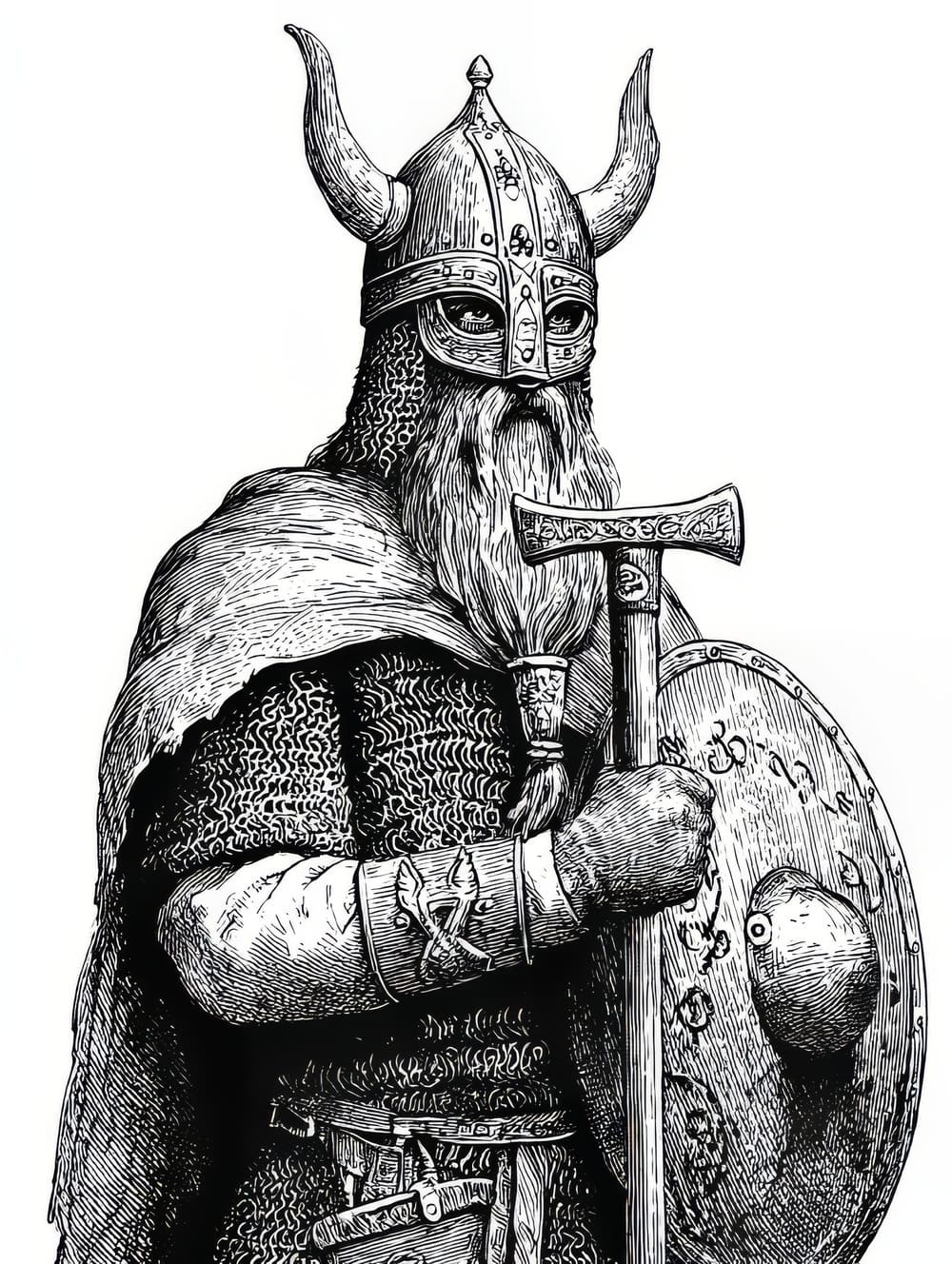 Tableau Viking Gravure