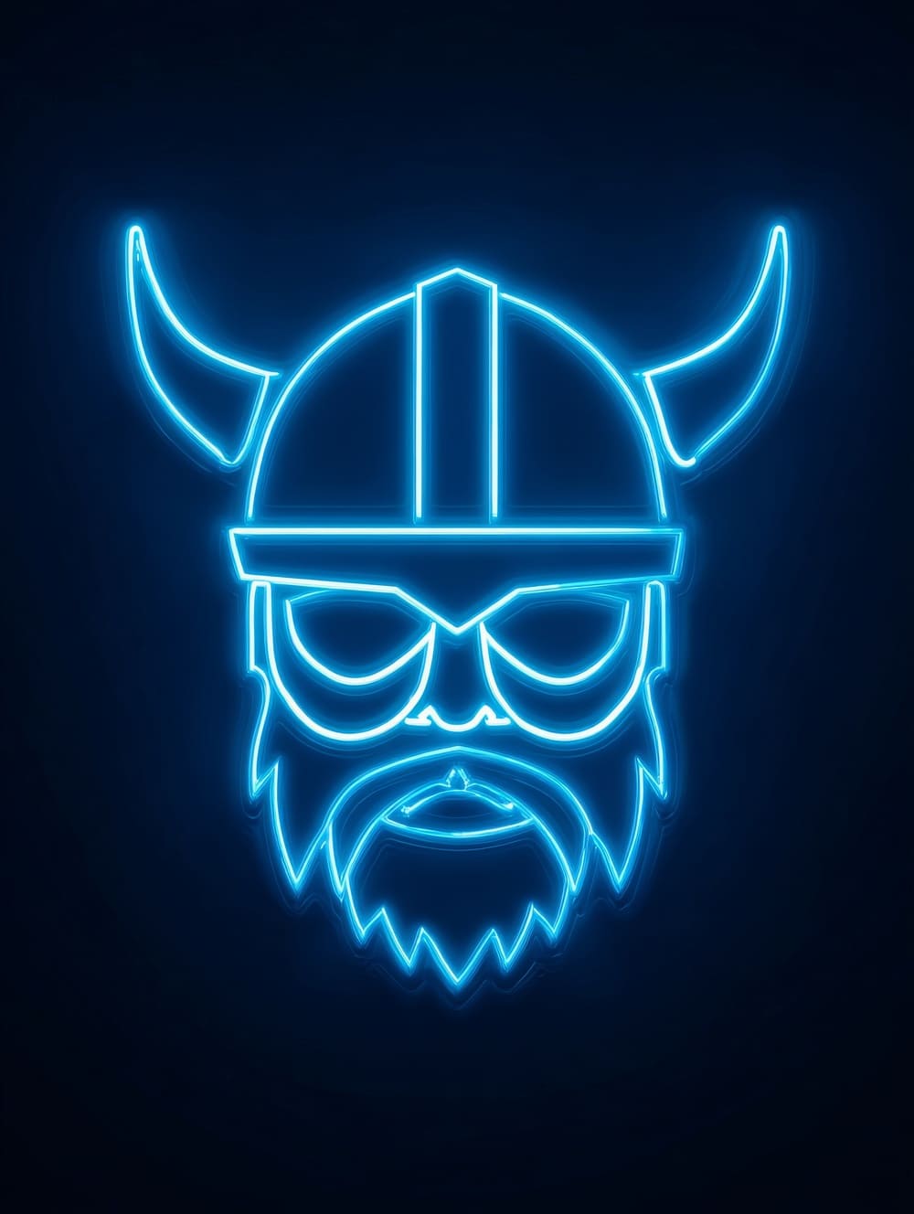 Tableau Viking Néon