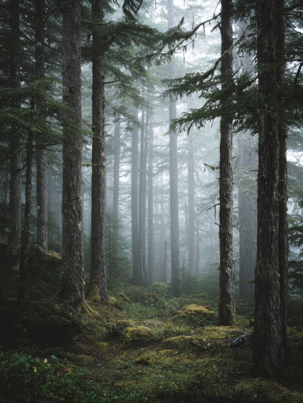 Tableau Zen Forêt Brumeuse