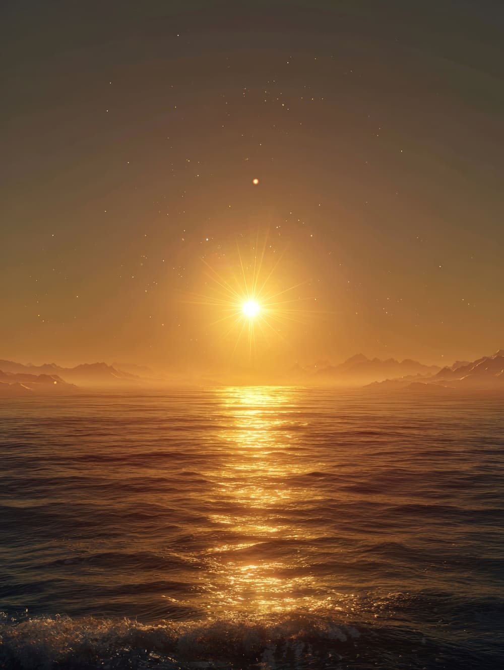 Tableau Zen Soleil Levant